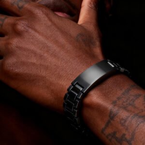 Bible Verse Bracelets for Men - Engraved Inspirational Religious Scripture Quote Wristbands