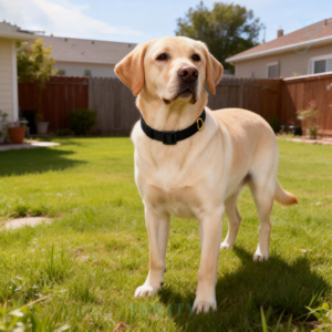 Nylon Dog Chain Collar Walking Metal Chain Collar with Ring O Clasp,18K Cuban Link Strong Heavy Duty Chew Proof for Small Medium Dogs American Pitbull German Shepherd(Gold Chain)